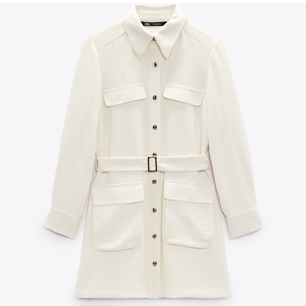 Zara belted dress